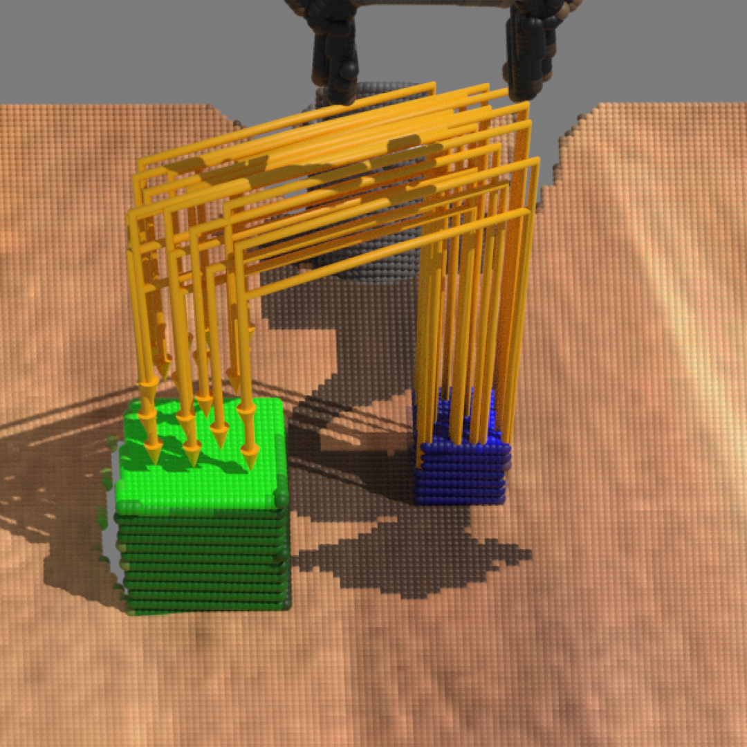Block Stack 3D Point Tracks